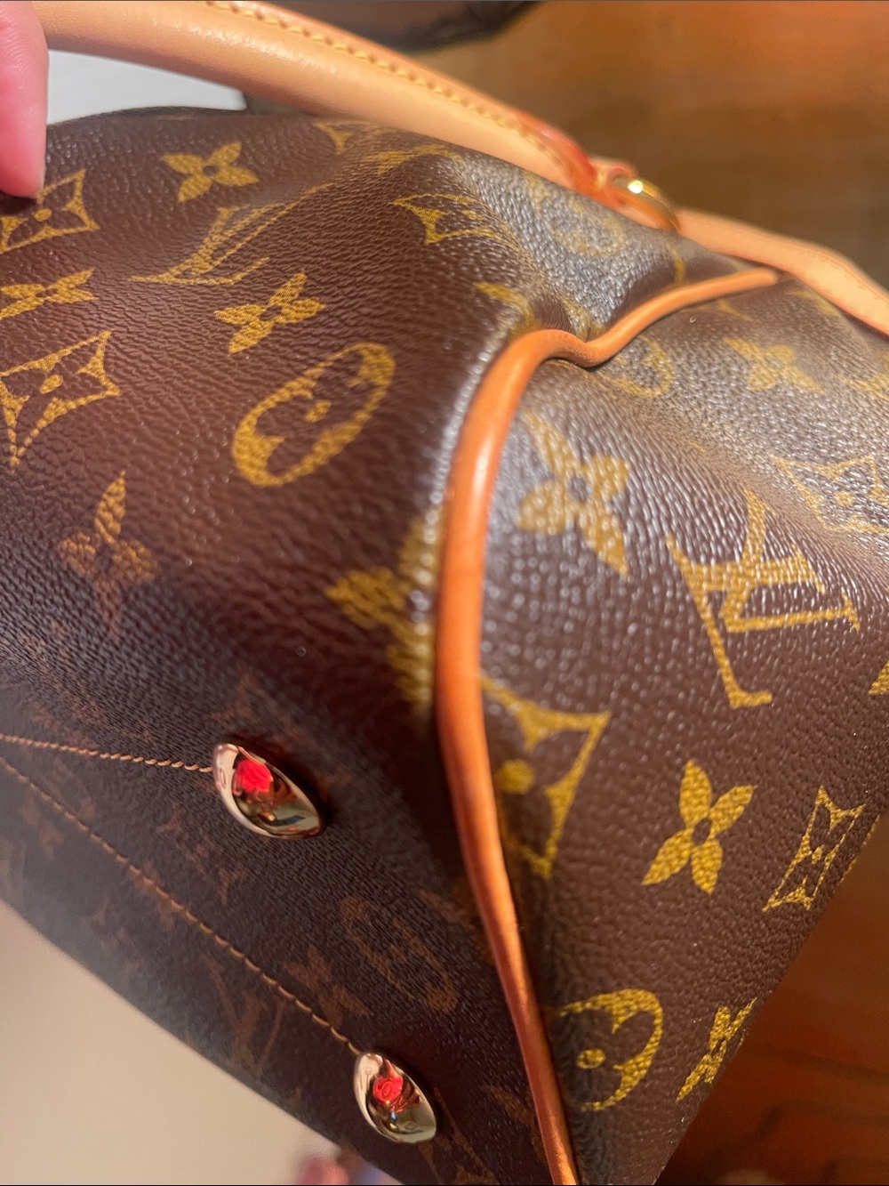 Louis Vuitton Brown Monogram Satchel with Natural Vachetta Trim - Picture 11 of 16